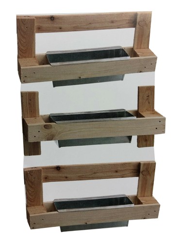 3er set palettenpflanzkasten - set,