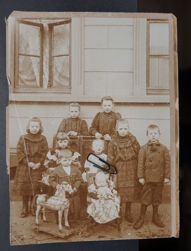 Großfoto kinder kaiserzeit - kinder,