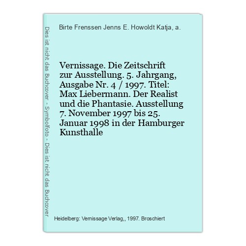 Vernissage die zeitschrift - die,