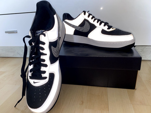 Nike air force - nike, black/silver