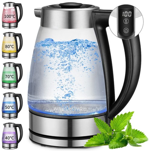 Edelstahl glas wasserkocher - glas,