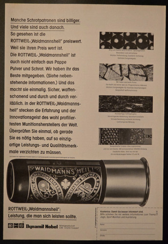 Rottweil schrot patronen - 18.,