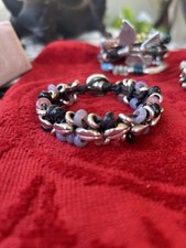 One armband silber - silber, lila