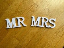 Hochzeit Deko MR MRS