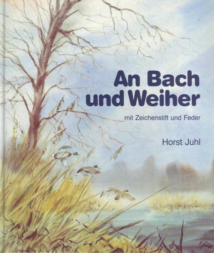Bach und weiher mit - und,