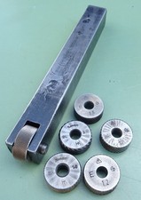 Rändelwerkzeug 17x17x140mm 6 Rändelrad 20x8x6 L R BL BR E Rändel Werkzeug Halter