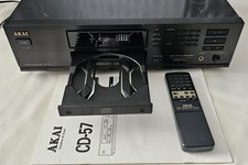 Akai CD-57  CD-Player / Compact Disc Player,  FB, BD,  Defekt 
