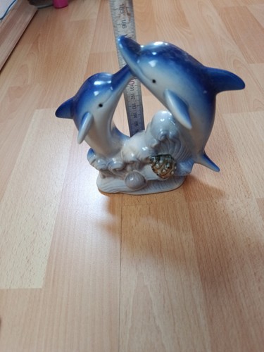 Delphin doppel deko figur 4 - doppel,