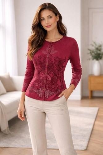 Kooi knitwear blumenmuster - knitwear,