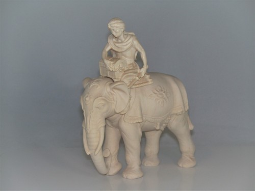 Holz krippenfiguren elefant - krippenfiguren,