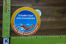 Alter Aufkleber Handwerk Sonnenbank PHILIPS UVA Reflektorlampen