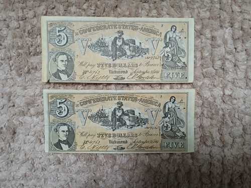 Five 5 dollars - x,