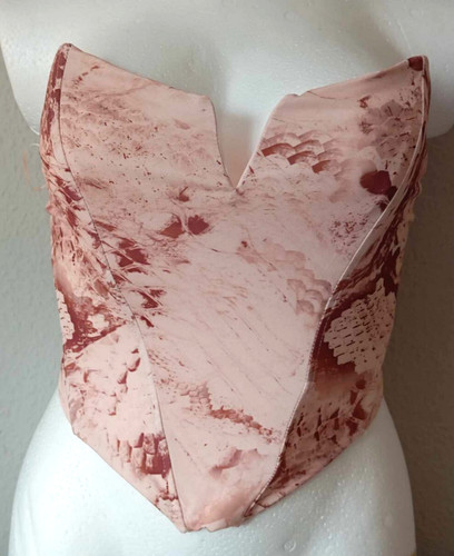 Bershka crop top bustier - crop, mit