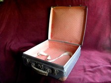 ORIGIGINAL Grammophon-Schellackplatten-Plattenkoffer für 25cm Schellack 78rpm