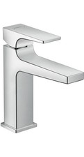 hansgrohe Einhebel-Waschtischmischer METROPOL 110 chrom Hebelgriff mit Push-O...