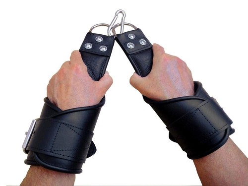Bdsm set leder hand - leder, fuß
