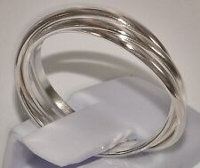 Sterling Silber 925 Dreifachring Dreierring beweglich 3 Ringe Wickelring Trinity