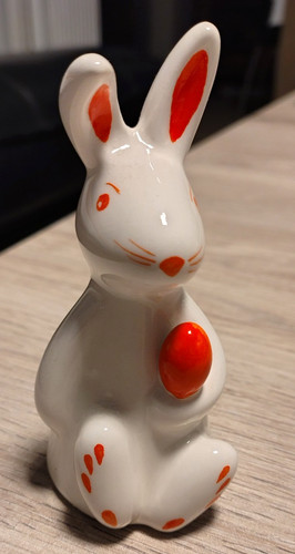 Dekofigur osterhase hase - dekofigur, ei