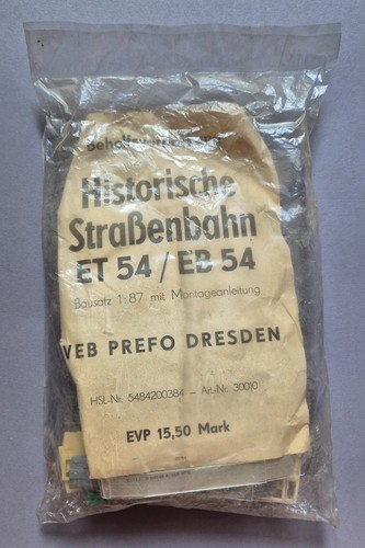 Veb prefo strassenbahnmodell - veb,