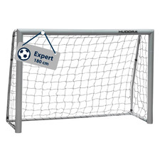 HUDORA Fußballtor Expert 180 - pulverbeschichtet für Outdoor, Farbe grau, B-Ware
