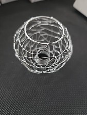 Ersatzglas Draht Kugel Dreh Gewinde G9 Schirm Lampenschirm Ø80x70x20mm DxHxL