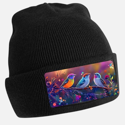 Schwarze beanie mütze mit - schwarze,