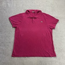 LACOSTE Herren Poloshirt Polohemd Gr XL Polo T Shirt Logo Classic 28718 Rosa