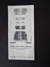 #A1229-Leitz  Leica Elpro Nahvorsätze  ,1969