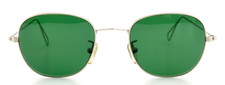 CUTLER AND GROSS Vintage Sonnenbrille 0307 Silber Smaragd Grün Panto 90s London