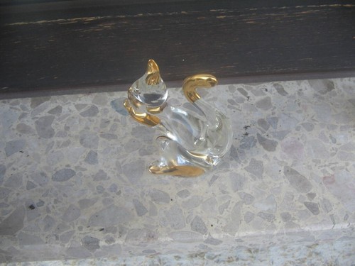 Murano glas eichhörnchen mit - murano-glas,
