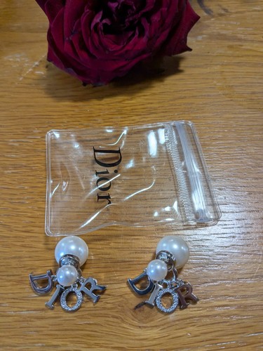 Dior doppel perlen ohrringe - perlen,