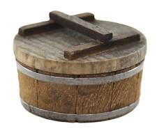 Puppenstube rustikal rund