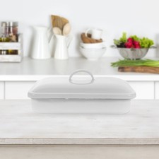  Emaille Tablett Emaillierte