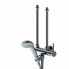 KWC Hebelmischer Dusche Niederdruck ganzchrom Warmwasser