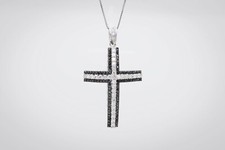 Choker Pendant Cross Mens