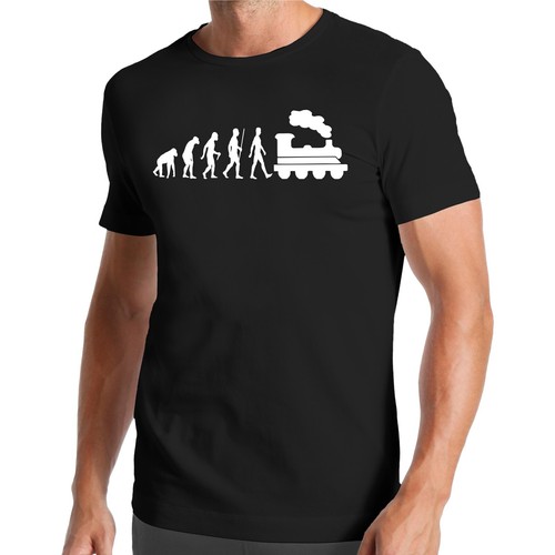 Evolution eisenbahn shirt - evolution,