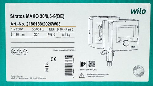 Wilo pumpe stratos maxo - wilo,