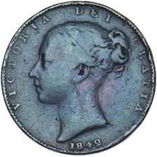 1842 Farthing - Victoria