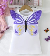 Niedliches Mädchenkleid Schmetterling Gr. 92/98 neu