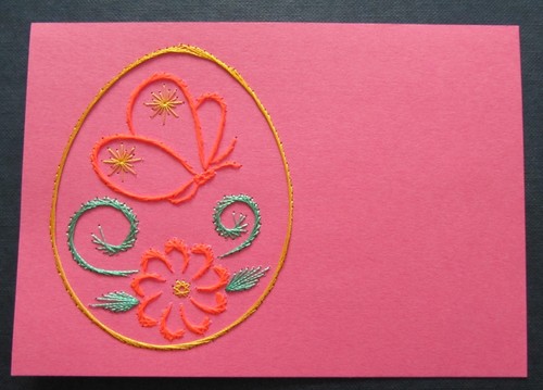 Kartenaufleger pink