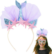 Meerjungfrau Stirnband Haarreif Haarschmuck Kostüm Kopfschmuck Karneval