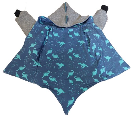 Wollwalkjacke wendejacke dino - wendejacke,