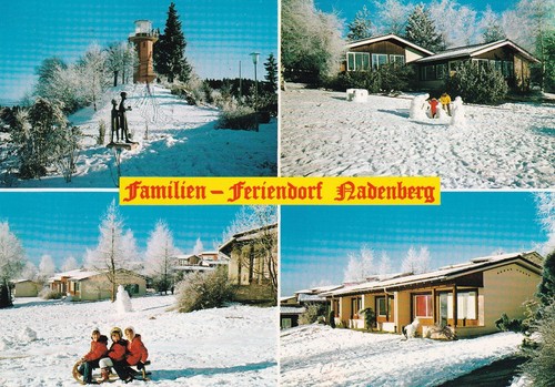 Postkarte feriendorf - postkarte,