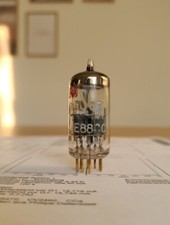 E88CC Miniwatt strong tube Röhre Valvola 6922 ECC88 grey CCa Goldpin