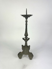 Antiker Barocker Leuchter Zinn