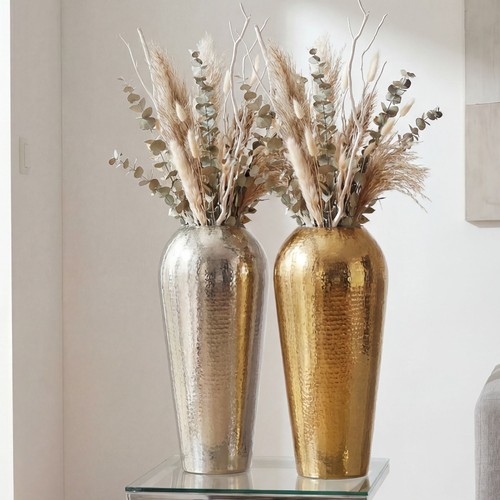 Vase 50cm aluminium - vase, blumenvase