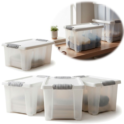 Stapelboxen mit deckel - 3x,