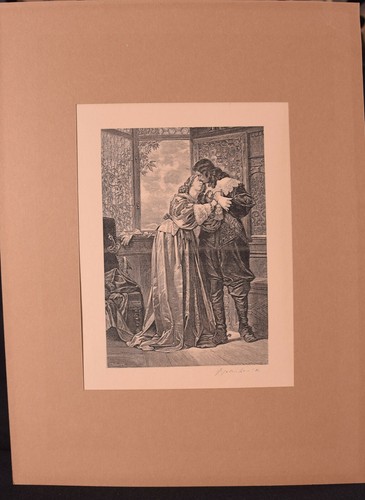 Kupferstich gravure wolf - gravure,
