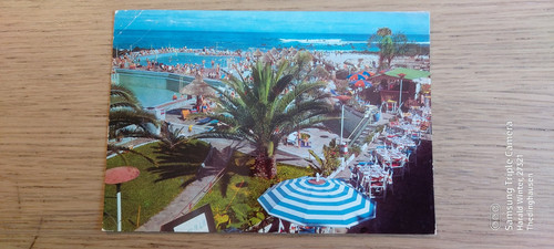 Postkarte teneriffa schwimmbad - postkarte,