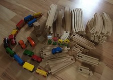 Holzeisenbahn Konvolut mit